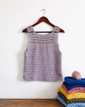 Bonnie Rae Tank Top Crochet Pattern: Easy Mesh Design (Digital Download)