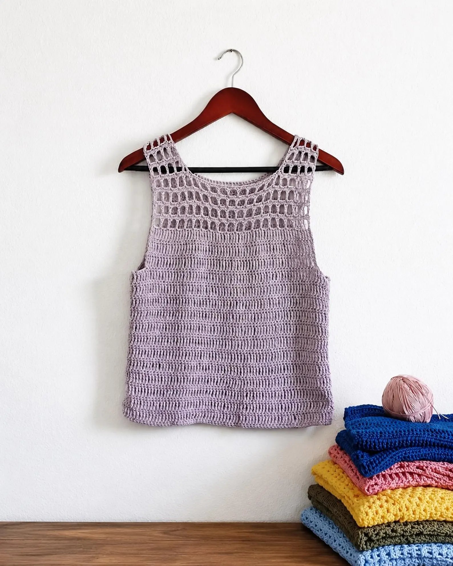 Bonnie Rae Tank Top Crochet Pattern: Easy Mesh Design (Digital Download)