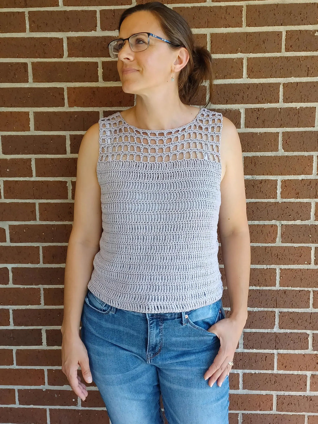 Bonnie Rae Tank Top Crochet Pattern: Easy Mesh Design (Digital Download)