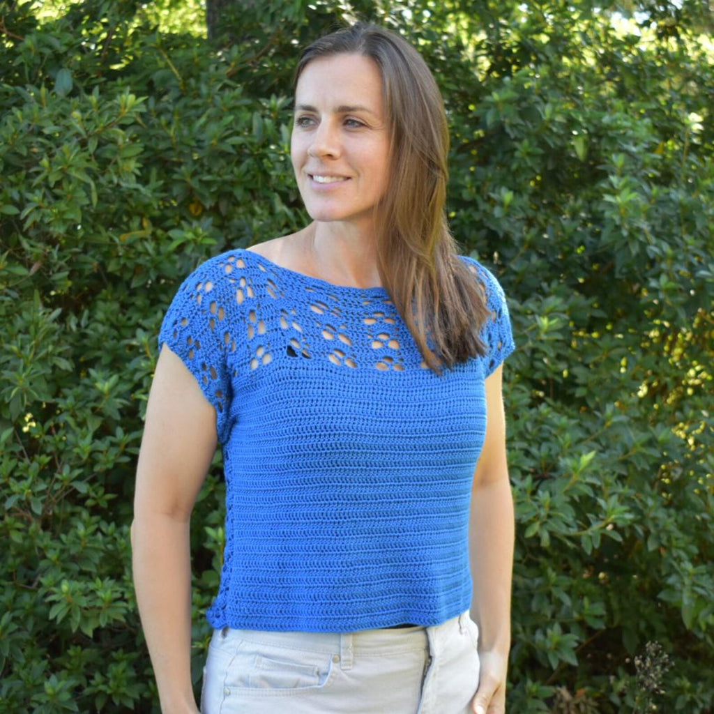 Snapdragon Lace T-shirt Digital Download Crochet Pattern