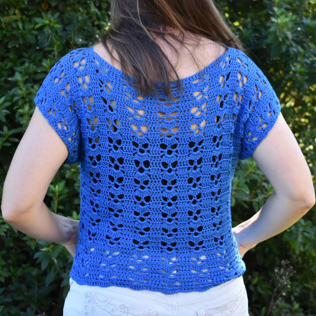 Snapdragon Lace T-shirt Digital Download Crochet Pattern