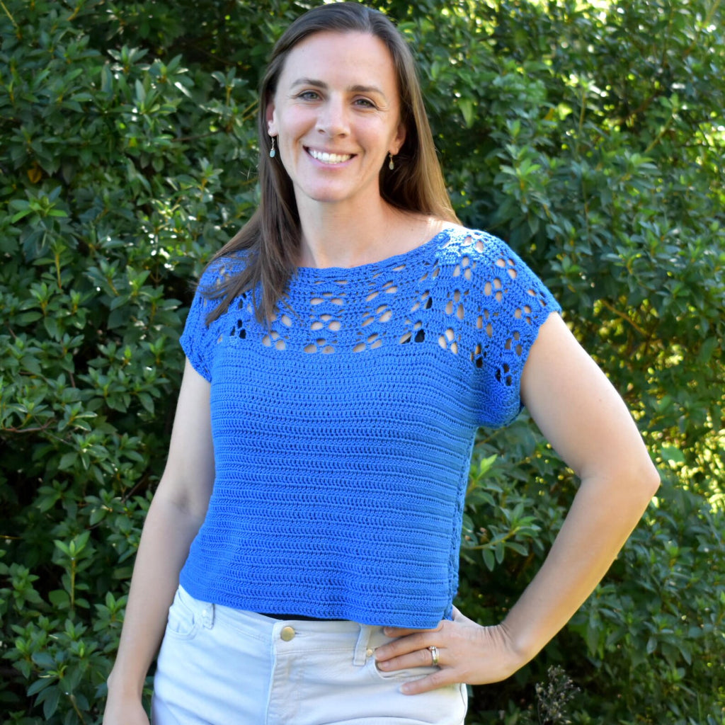 Snapdragon Lace T-shirt Digital Download Crochet Pattern