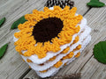 Sunflower Granny Square Crochet Pattern, Beginner Friendly (PDF Pattern)