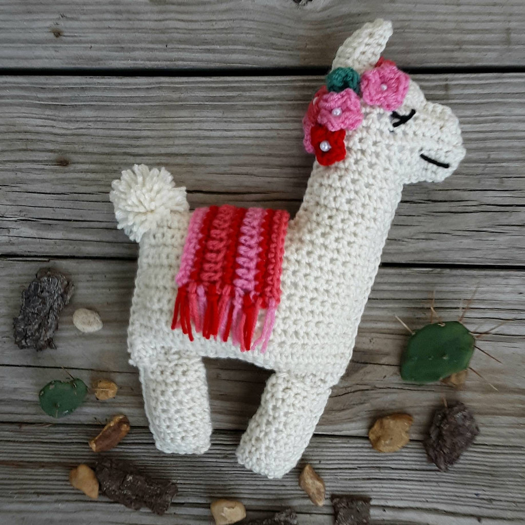 Crochet Llama Snuggle Pillow Pattern, Easy Stuffed Animal (PDF Pattern)