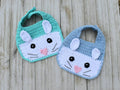 Vincent Bunny Baby Bib Crochet Pattern (PDF Download)