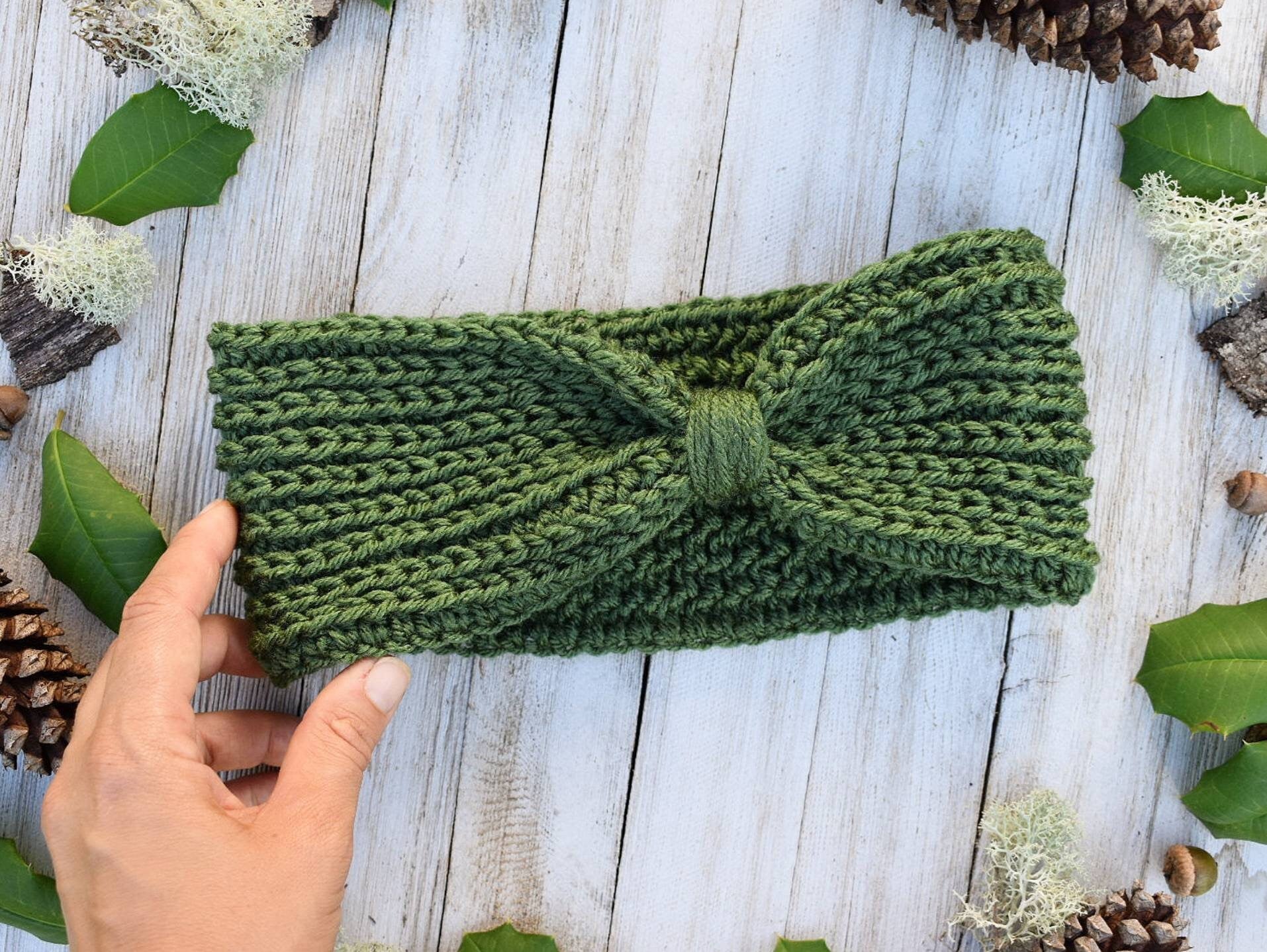 Easygoing Crochet Headband Pattern, instant download beginner crochet pdf pattern, simple stitch headwrap, crochet winter accessory