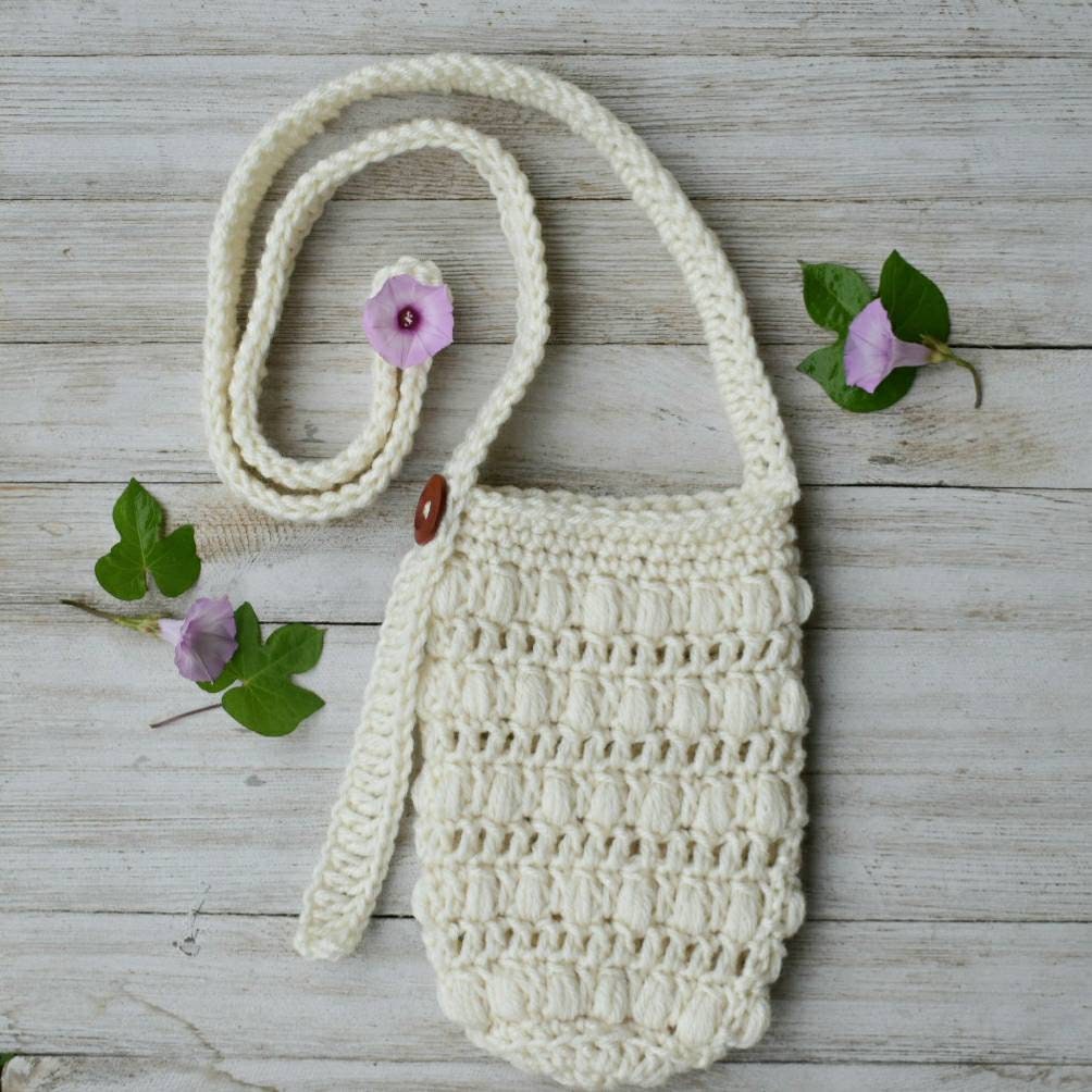 Crochet Water Bottle Holder Pattern, Adjustable Strap Beverage Bag (Digital PDF)