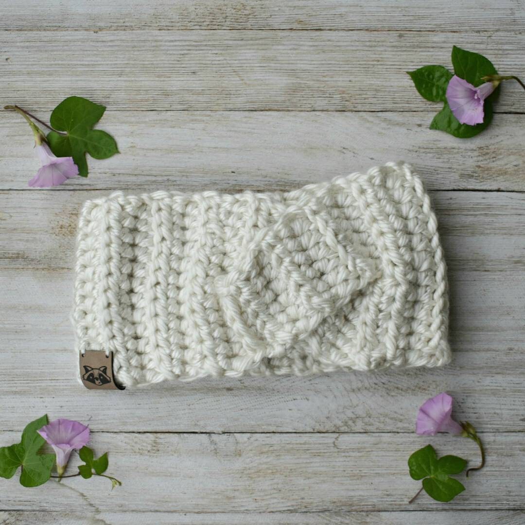 Crochet Half Twist Headband Pattern, Easy Twisted Ear Warmer (PDF Pattern)