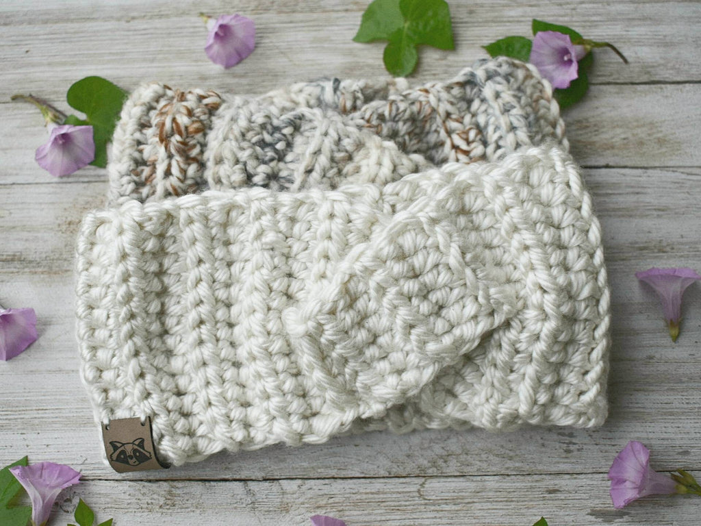 Crochet Half Twist Headband Pattern, Easy Twisted Ear Warmer (PDF Pattern)