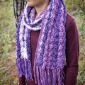 TallyTime Crochet Scarf Pattern, Easy Beginner Winter Accessory (PDF Pattern)