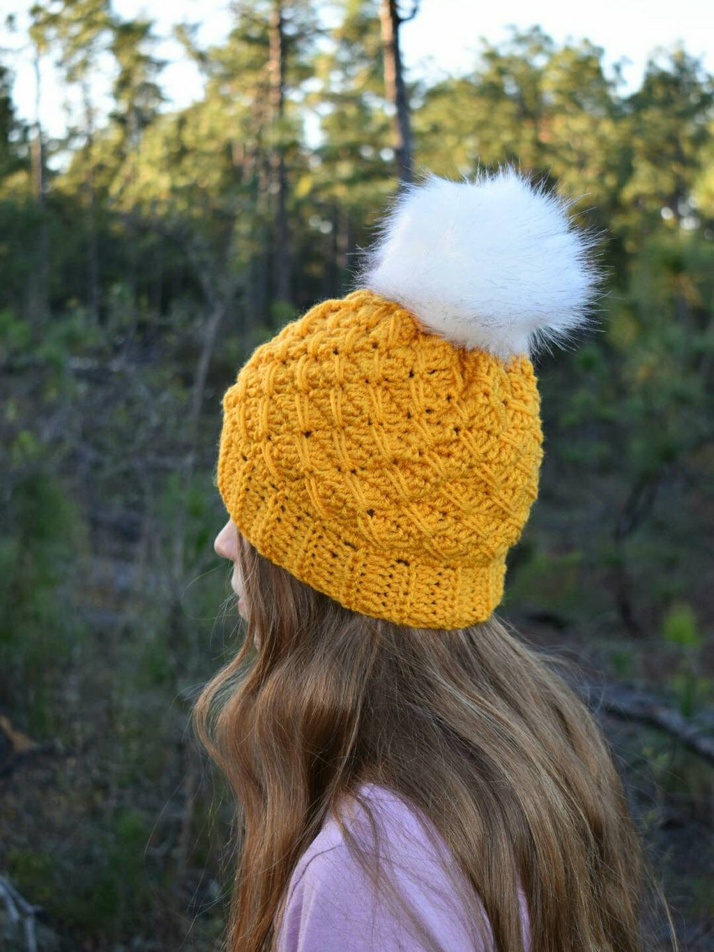 Easy Crochet Slouch Hat Pattern, Women's Winter Beanie (PDF Pattern)