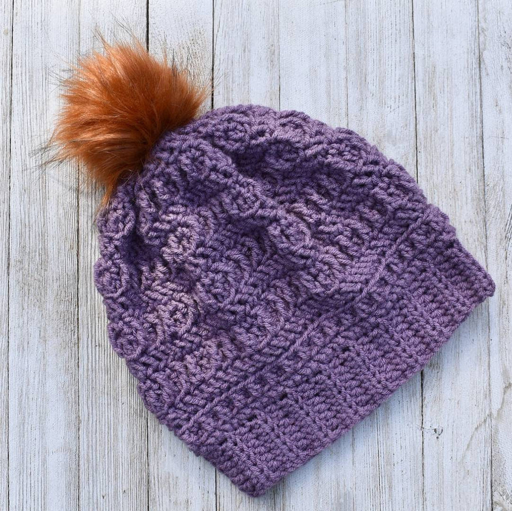 Aspalaga Slouch Hat Crochet Pattern, Easy Winter Beanie (PDF Pattern)