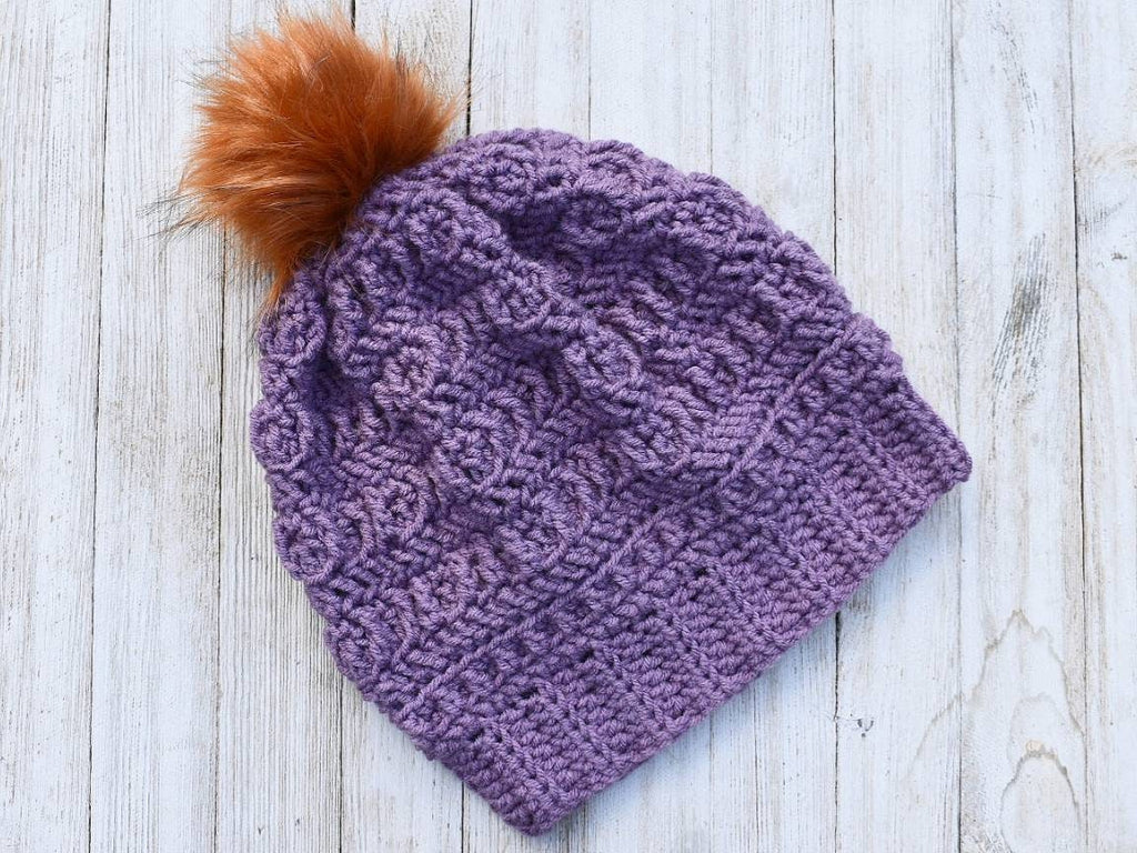 Aspalaga Slouch Hat Crochet Pattern, Easy Winter Beanie (PDF Pattern)