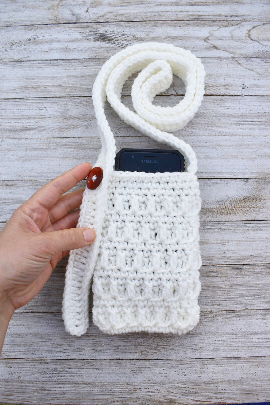 Crochet Phone Bag Pattern – Easy Beginner Purse (PDF Pattern)