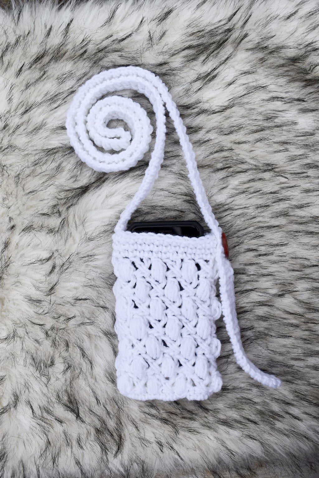 Crochet Phone Bag Pattern – Easy Minimalist Crossbody Purse (PDF Pattern)