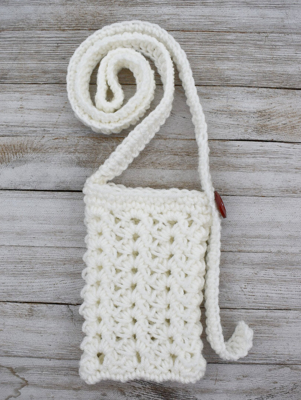 Crochet Phone Bag Pattern – Easy Crossbody Purse (PDF Pattern)