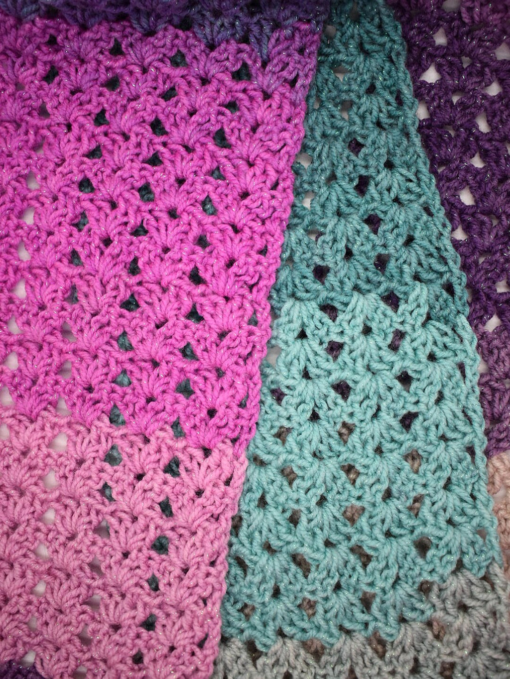Crochet Scarf Pattern, Easy Beginner Scarves (Digital Download)