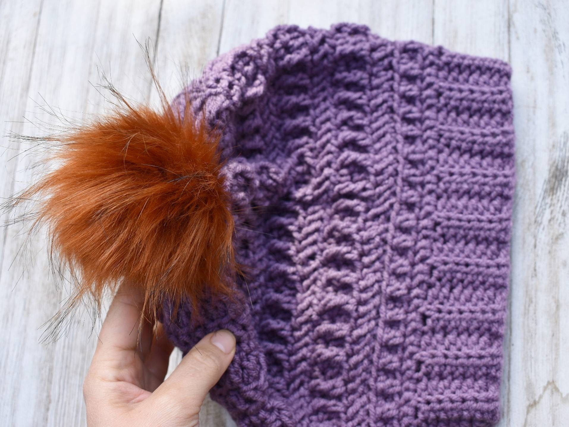 Aspalaga Slouch Hat Crochet Pattern, Easy Winter Beanie (PDF Pattern)