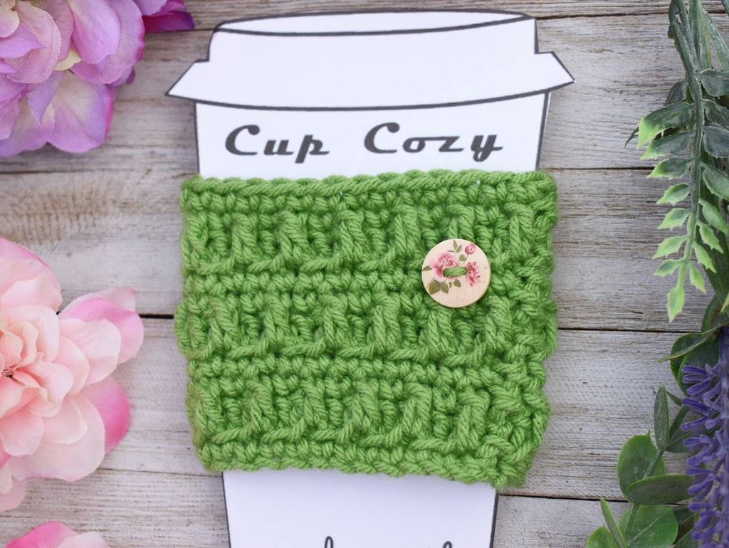 Easy Crochet Cup Cozy Pattern – Beginner Friendly (PDF Pattern)