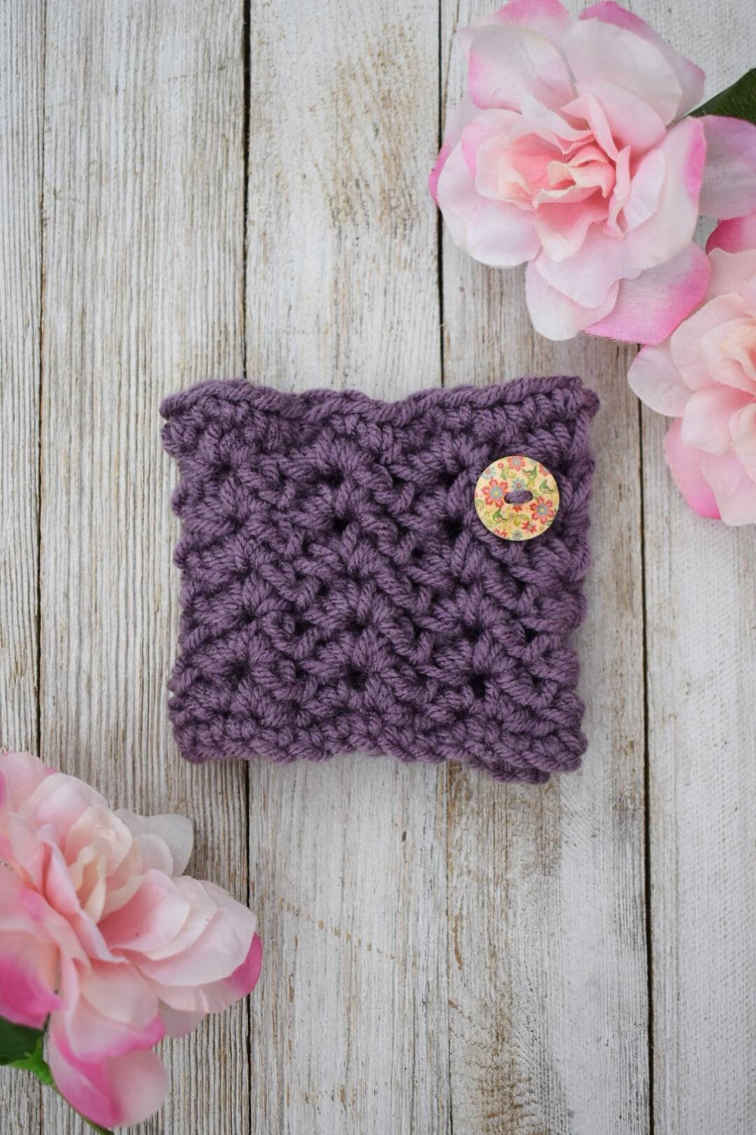 Crochet Cup Cozie Pattern – Easy Instant Download (PDF)