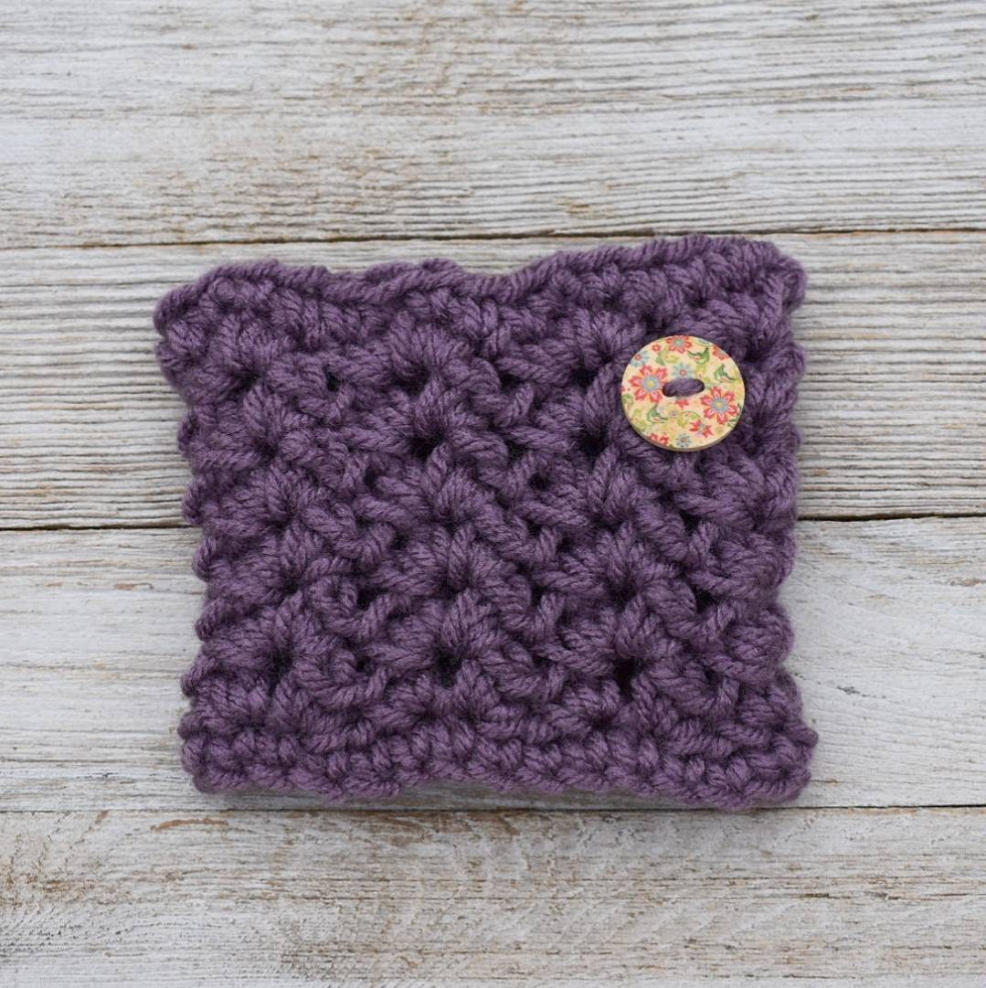 Crochet Cup Cozie Pattern – Easy Instant Download (PDF)