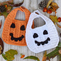 Pumpkin Baby Bib Crochet Pattern, Halloween Costume (PDF Download)