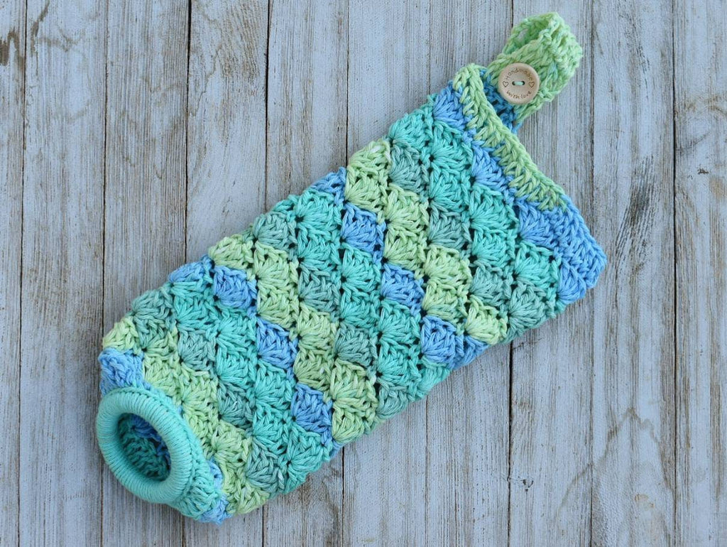 Crochet Grocery Bag Dispenser Pattern, Kitchen Storage (Digital Download)