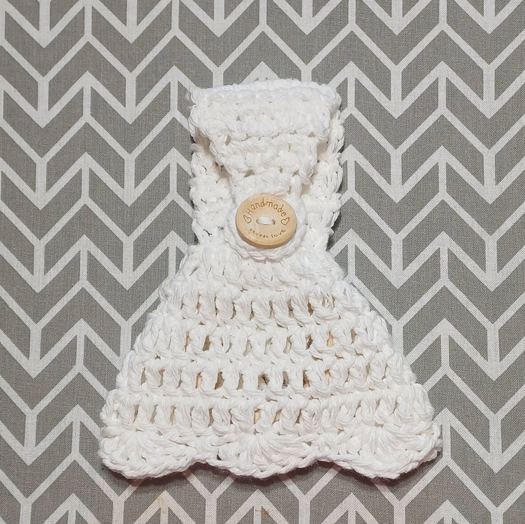 Crochet Towel Topper Pattern, Easy Skill Level (Digital Download)