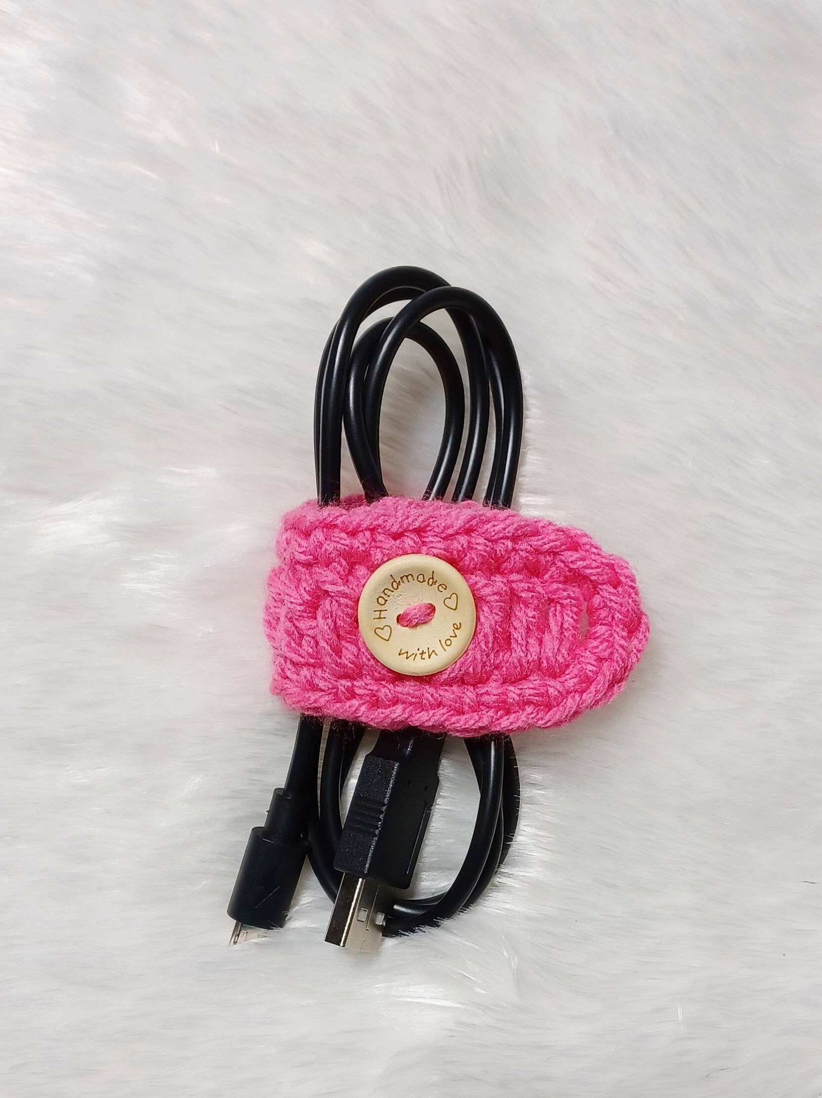 Crochet Cord Keeper Pattern, Printable Template (PDF Download)