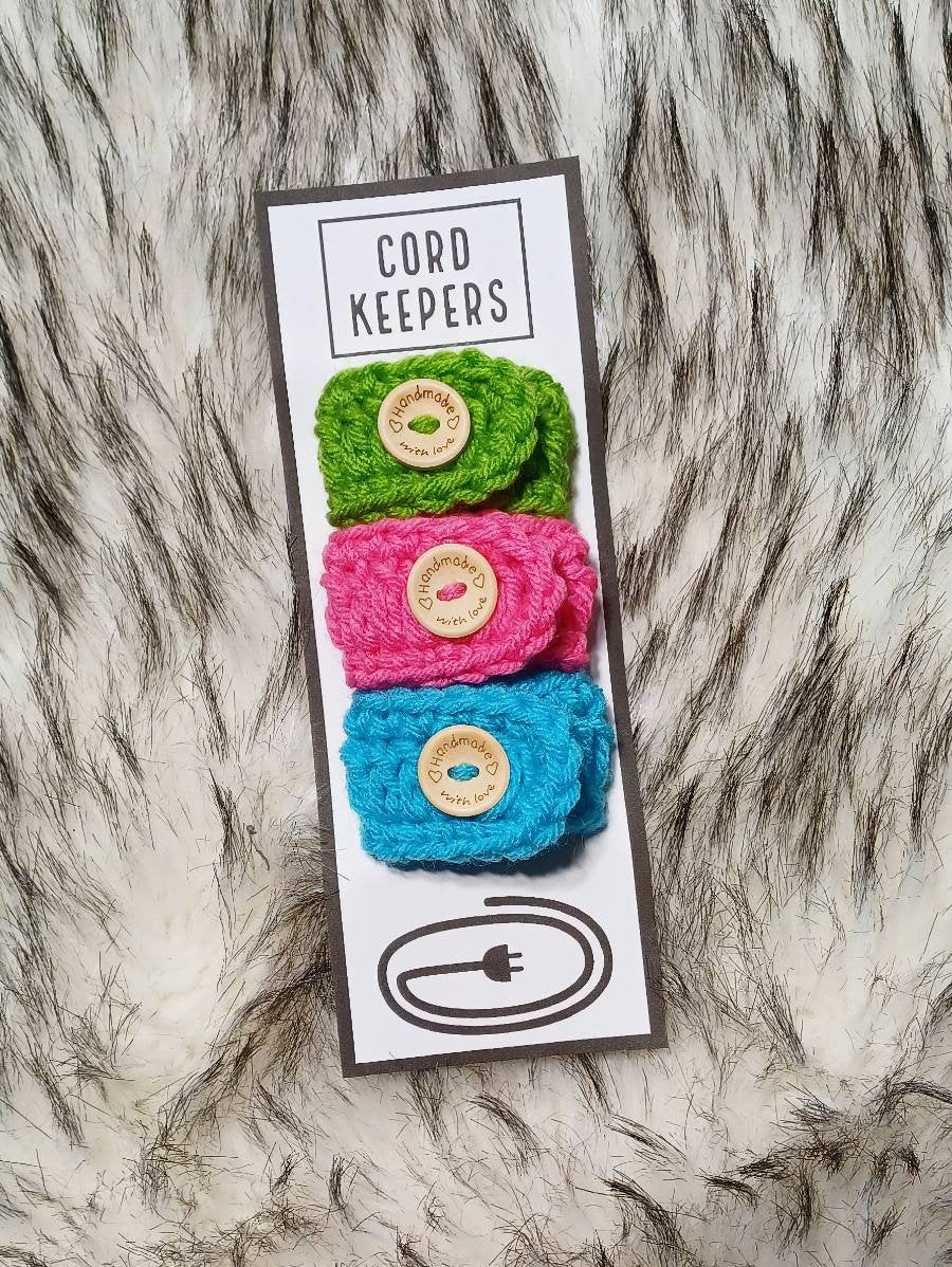 Crochet Cord Keeper Pattern, Printable Template (PDF Download)