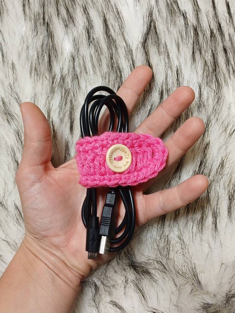 Crochet Cord Keeper Pattern, Printable Template (PDF Download)