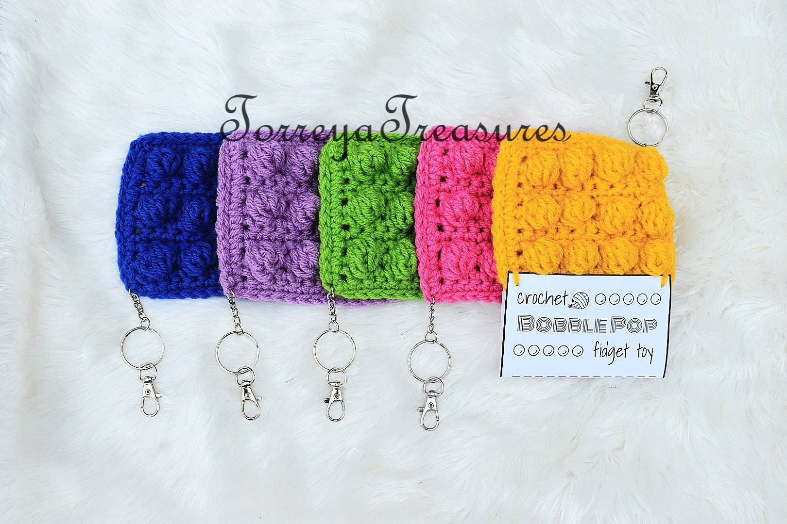 Bobble Pop Fidget Toy Crochet Pattern, instant download crochet instructions, digital pdf download, stocking stuffer toy, kids party favors