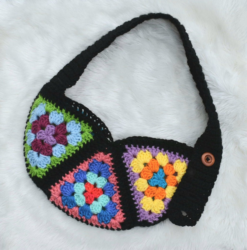 Crochet Granny Square Bum Bag Pattern, Festival Waist Bag (PDF Pattern)