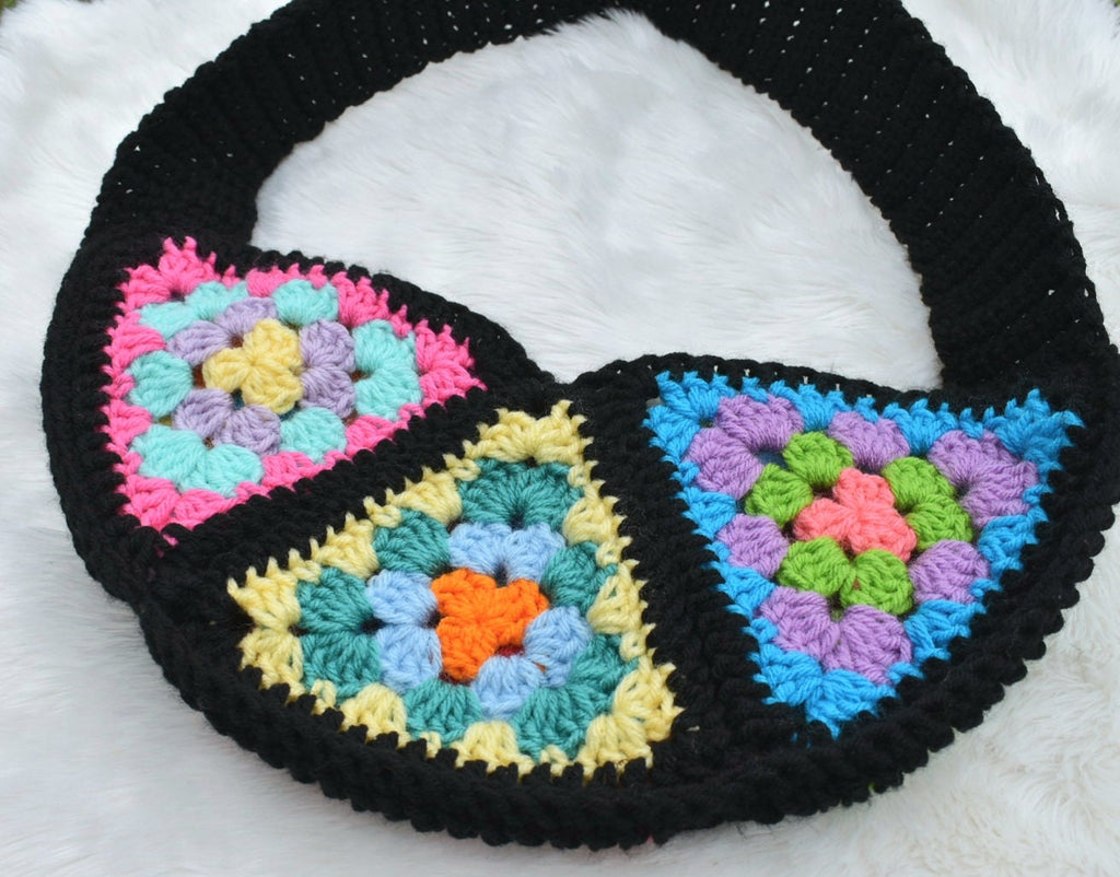 Crochet Granny Square Bum Bag Pattern, Festival Waist Bag (PDF Pattern)
