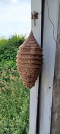 Crochet Decoy Wasp Nest Pattern, Natural Bee Repellent (Digital Download)