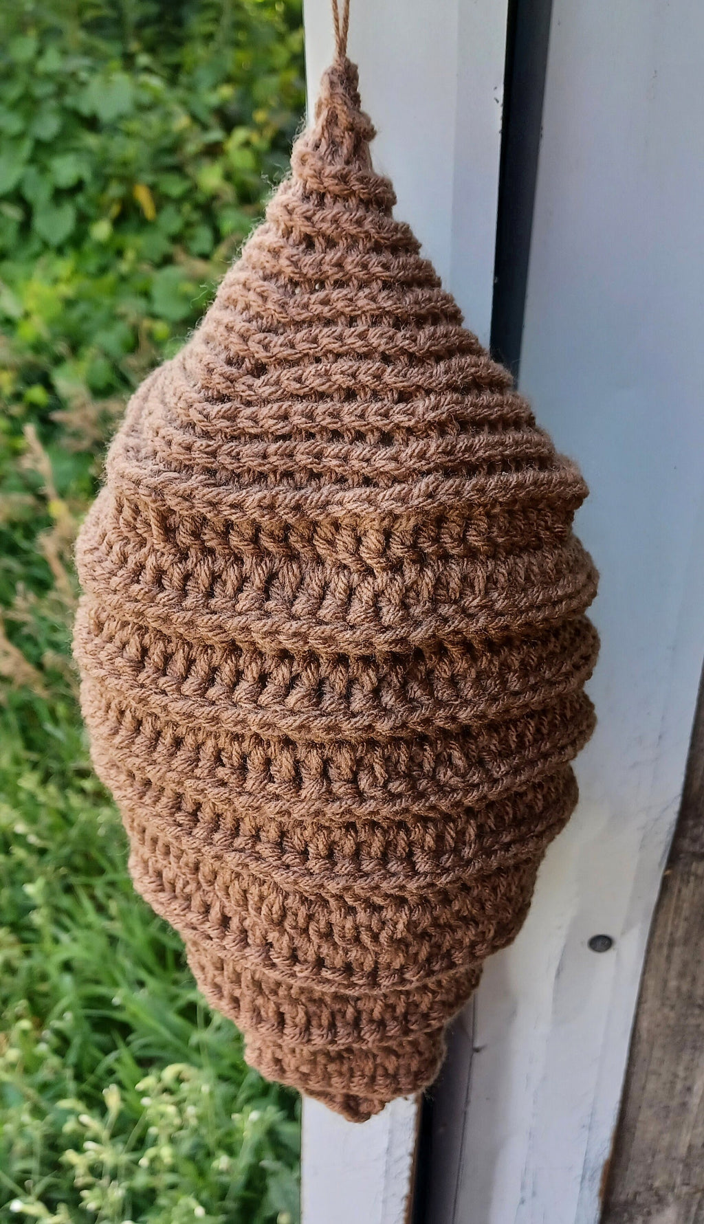 Crochet Decoy Wasp Nest Pattern, Natural Bee Repellent (Digital Download)