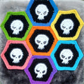 Skull Granny Square Crochet Pattern, Halloween Afghan Block (PDF Pattern)