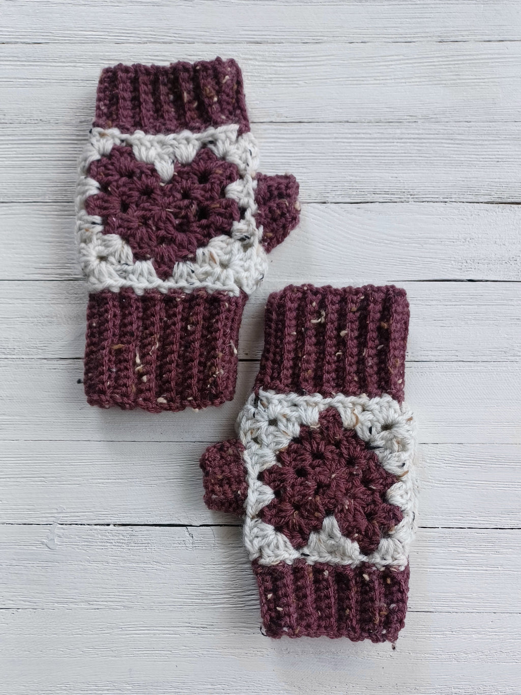 Heart2Heart Crochet Fingerless Mitts Pattern: Women's Gloves (Digital Download)