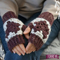 Heart2Heart Crochet Fingerless Mitts Pattern: Women's Gloves (Digital Download)