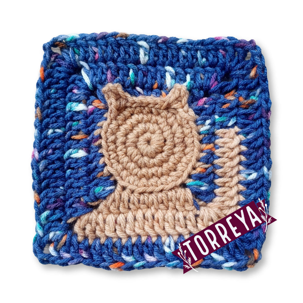 Party Cat Crochet Pattern: Granny Square Afghan Block (PDF Pattern)