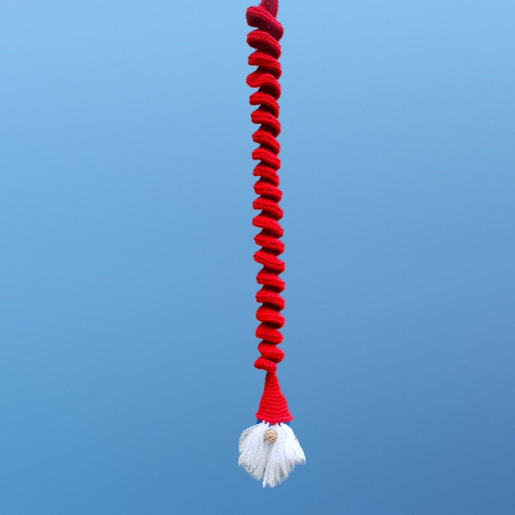 Gnome Wind Spinner Crochet Pattern, Garden Wind Chime (Digital Download)