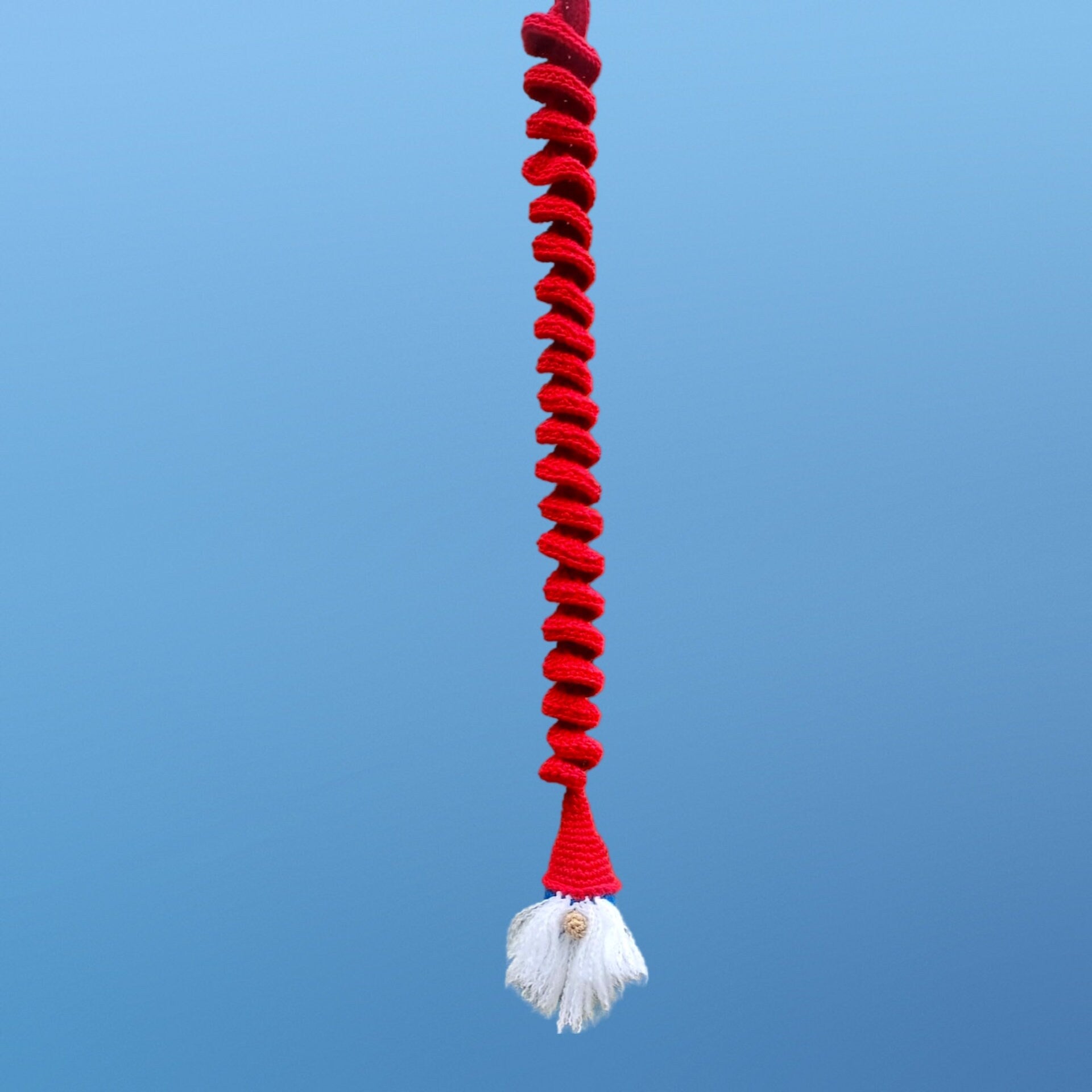 Gnome Wind Spinner Crochet Pattern, Garden Wind Chime (Digital Download)