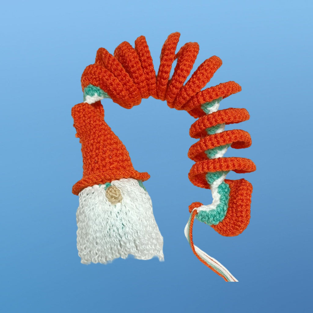 Gnome Wind Spinner Crochet Pattern, Garden Wind Chime (Digital Download)