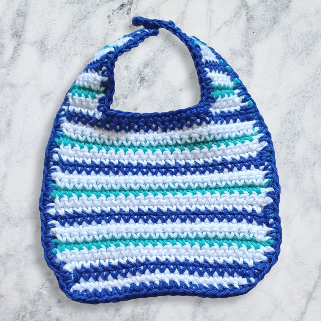 Basic Baby Bib Crochet Pattern: Beginner-Friendly Appliqué (PDF Pattern)