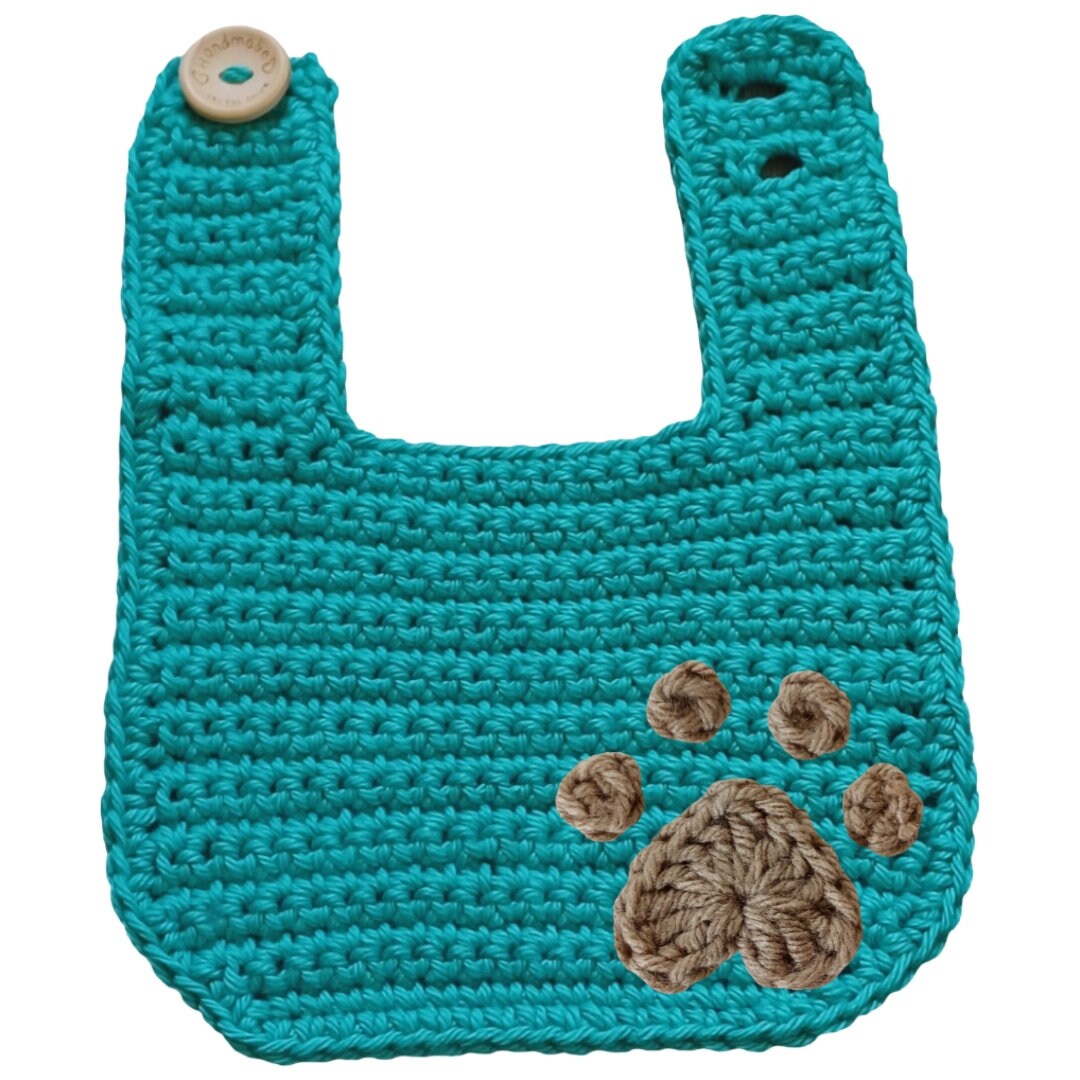 Basic Baby Bib Crochet Pattern: Beginner-Friendly Appliqué (PDF Pattern)
