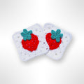 Strawberry Granny Square Crochet Pattern (PDF Pattern)