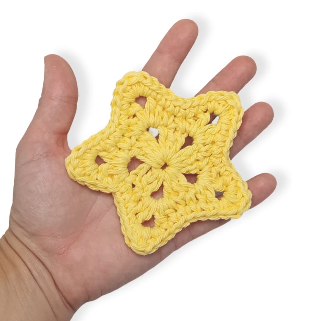 Star Ornament Crochet Pattern: Easy Stitch Christmas Applique (PDF Download)