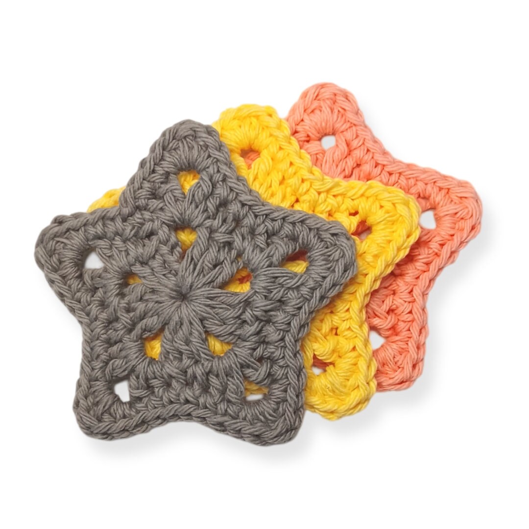 Star Ornament Crochet Pattern: Easy Stitch Christmas Applique (PDF Download)