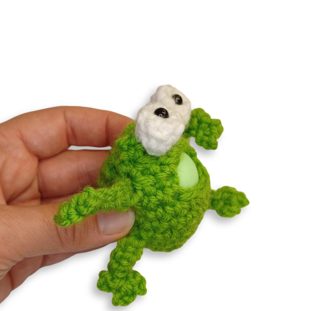 Crochet Burping Frog Pattern: Amigurumi Fidget Toy (PDF Pattern)