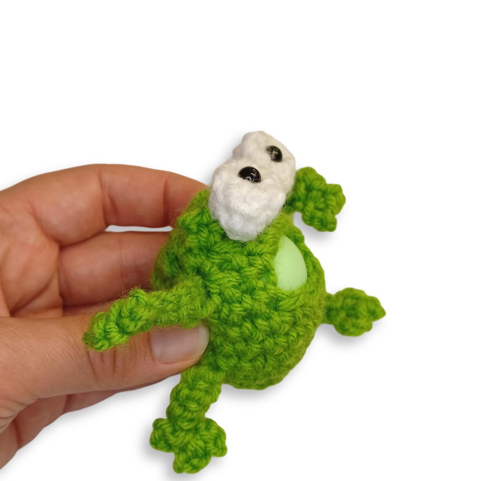 Crochet Burping Frog Pattern: Amigurumi Fidget Toy (PDF Pattern)